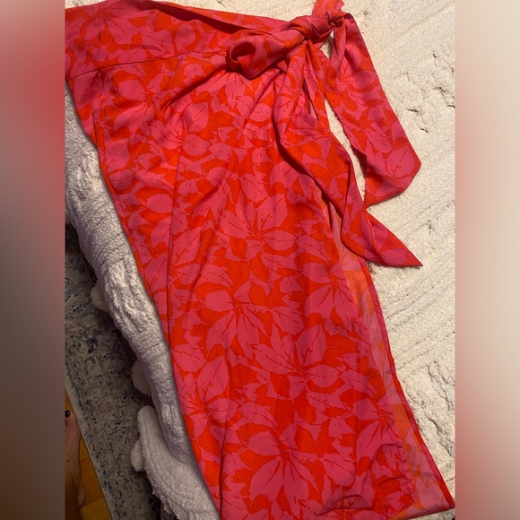 VICI | Kailua Side Tie Wrap Midi Skirt Size M - Picture 2 of 5